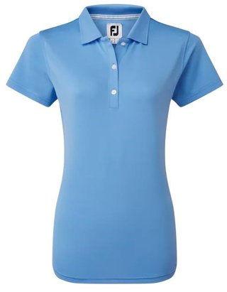FootJoy Stretch Pique Solid Damen Poloshirt, hellblau