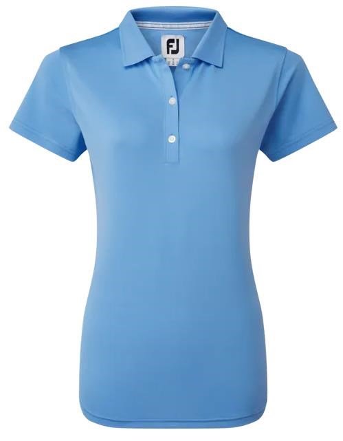 FootJoy Stretch Pique Solid Damen Poloshirt, hellblau