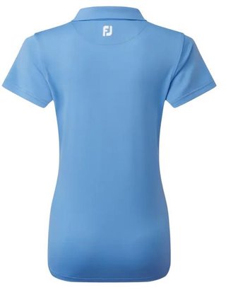 FootJoy Stretch Pique Solid Damen Poloshirt, hellblau