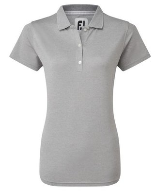 FootJoy Stretch Pique Solid Damen Poloshirt, grau