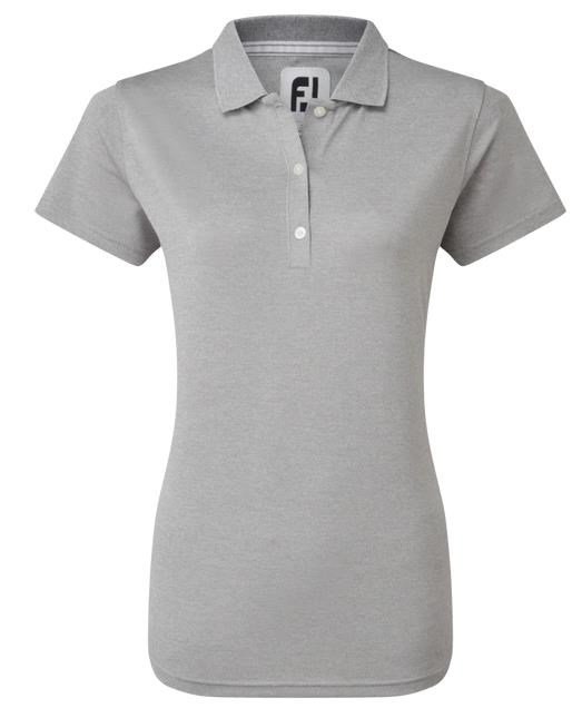FootJoy Stretch Pique Solid Damen Poloshirt, grau