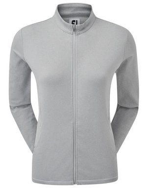 FootJoy Full-Zip Midlayer Damen Sweatshirt, grau
