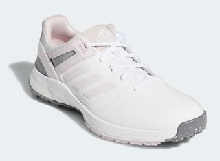 Adidas EQT SL Damen Golfschuhe, weiss/rosa/grau