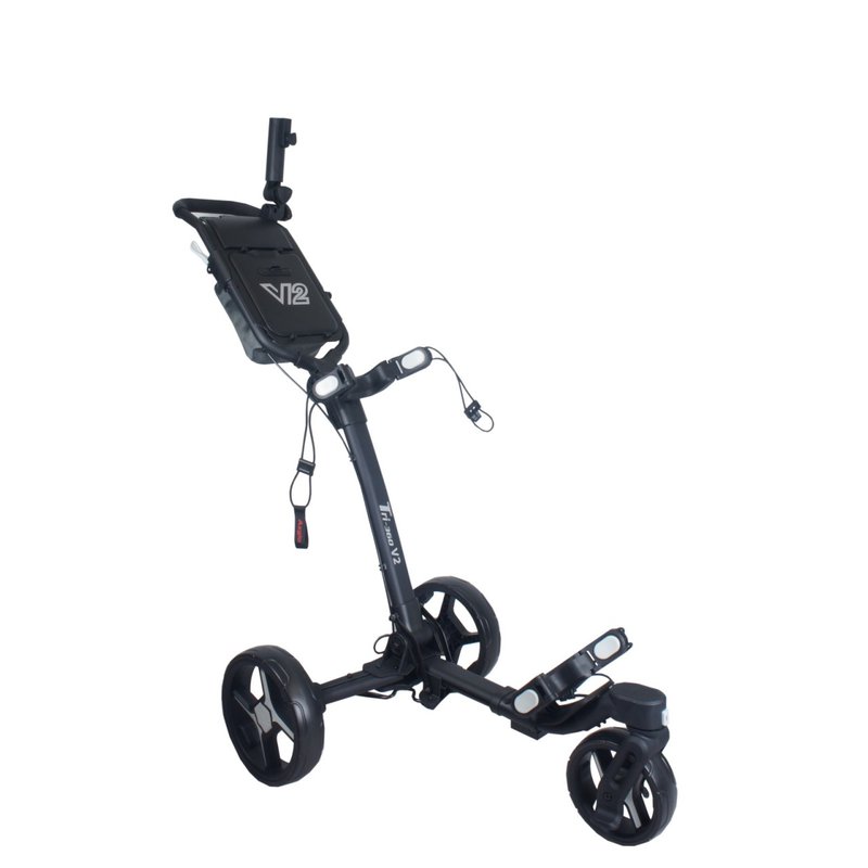 Axglo Tri-360 V2 Golf Trolley, schwarz/grau