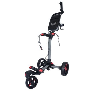 Axglo Tri-360 V2 Golf Trolley, grau/rot