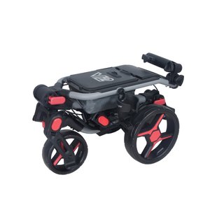 Axglo Tri-360 V2 Golf Trolley, grau/rot