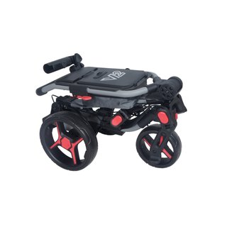 Axglo Tri-360 V2 Golf Trolley, grau/rot