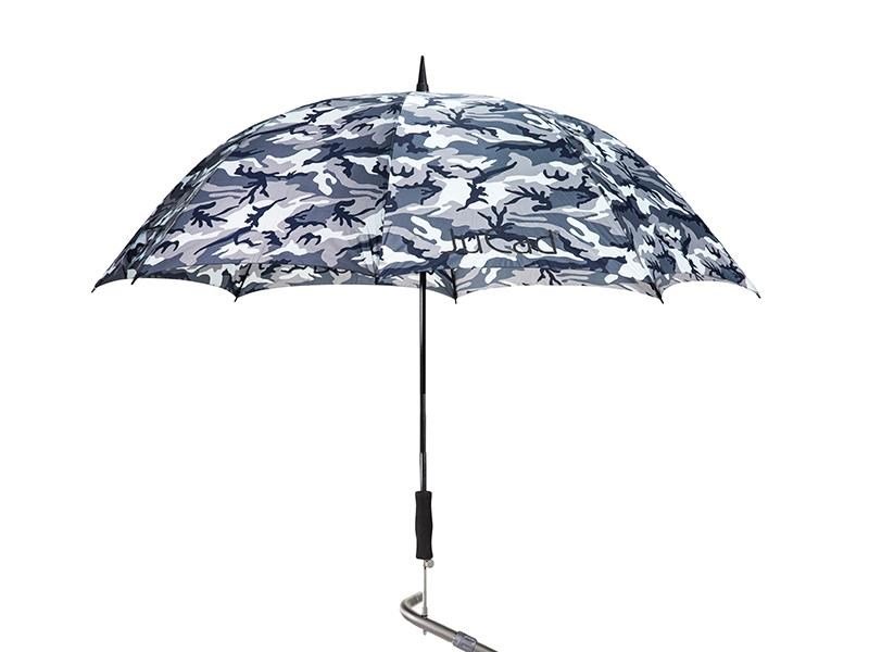 JuCad Teleskop-Golfschirm 68" mit Schirmstift, camouflage/grau