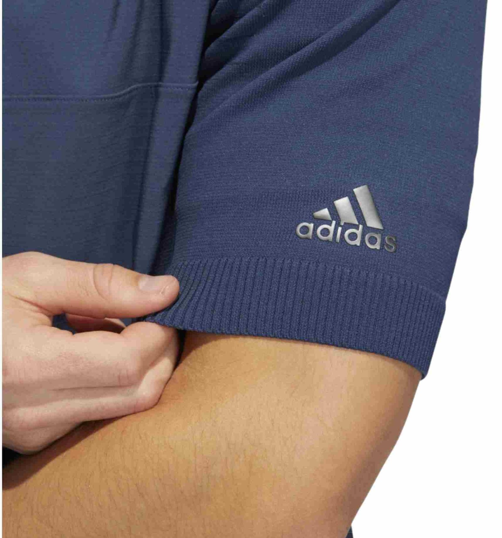 Adidas Primeknit Statement 1/4 Zip Herren Sweatshirt, dunkelblau