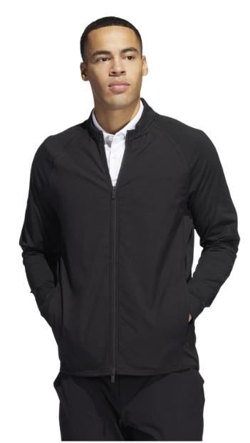 Adidas Go-To Recycled Materials Full-Zip Herrenjacke, schwarz