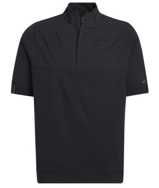Adidas Primeknit Statement 1/4 Zip Herren Sweatshirt, schwarz