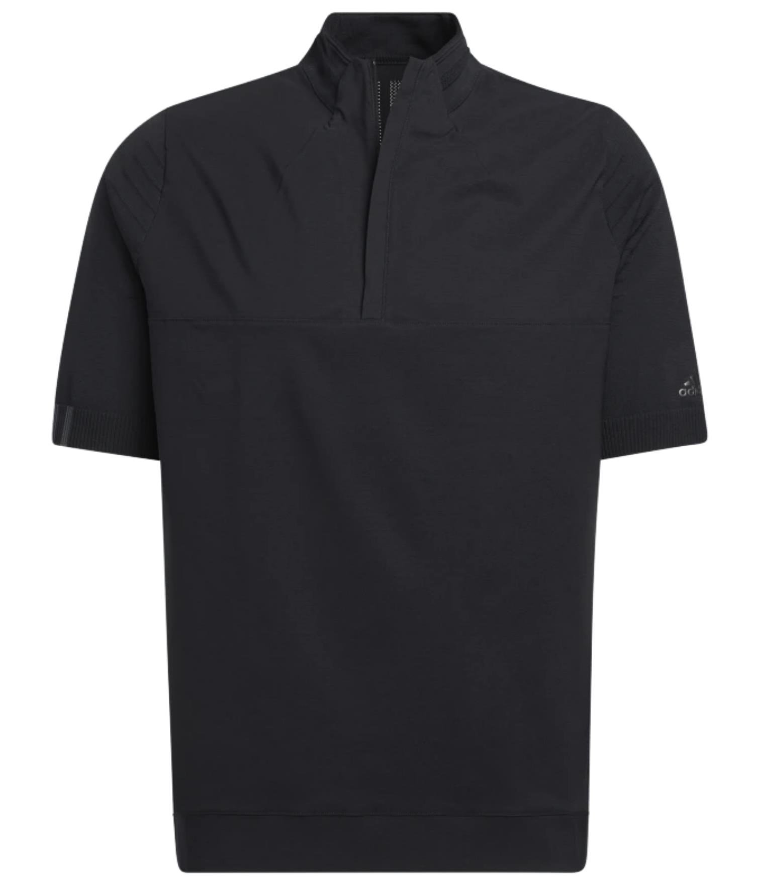 Adidas Primeknit Statement 1/4 Zip Herren Sweatshirt, schwarz