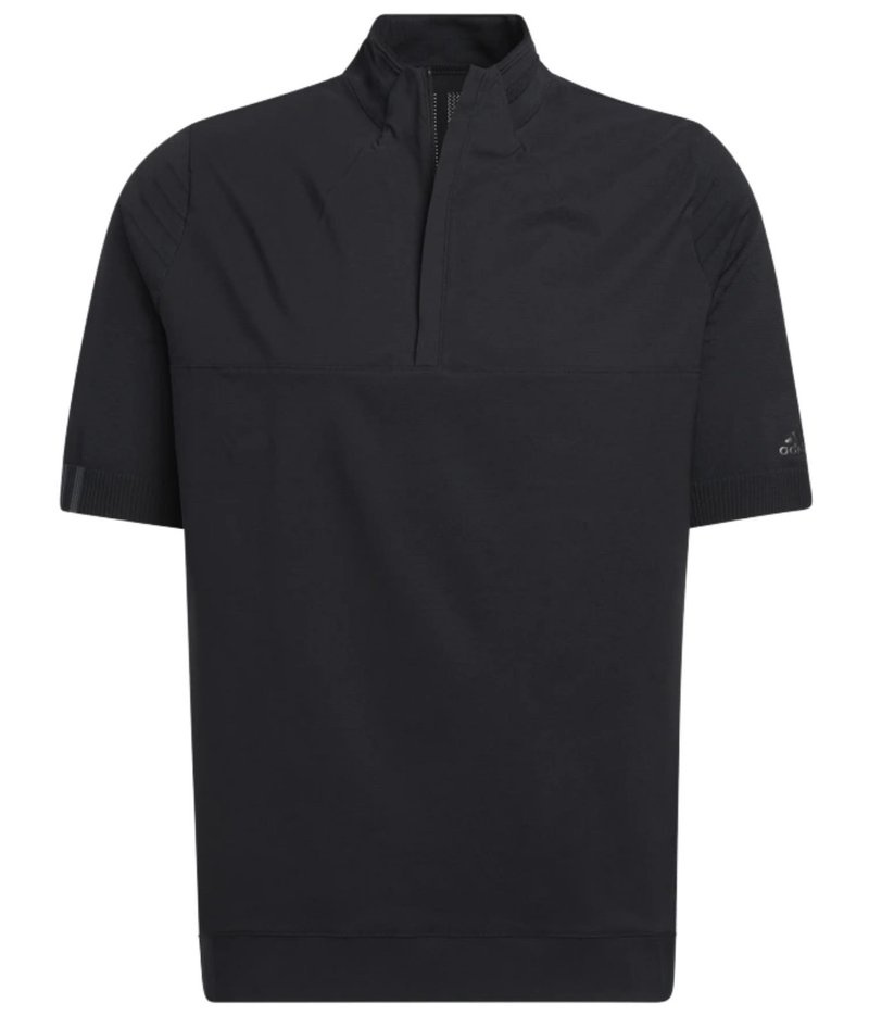 Adidas Primeknit Statement 1/4 Zip Herren Sweatshirt, schwarz