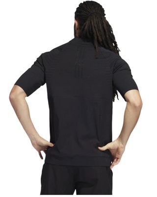 Adidas Primeknit Statement 1/4 Zip Herren Sweatshirt, schwarz