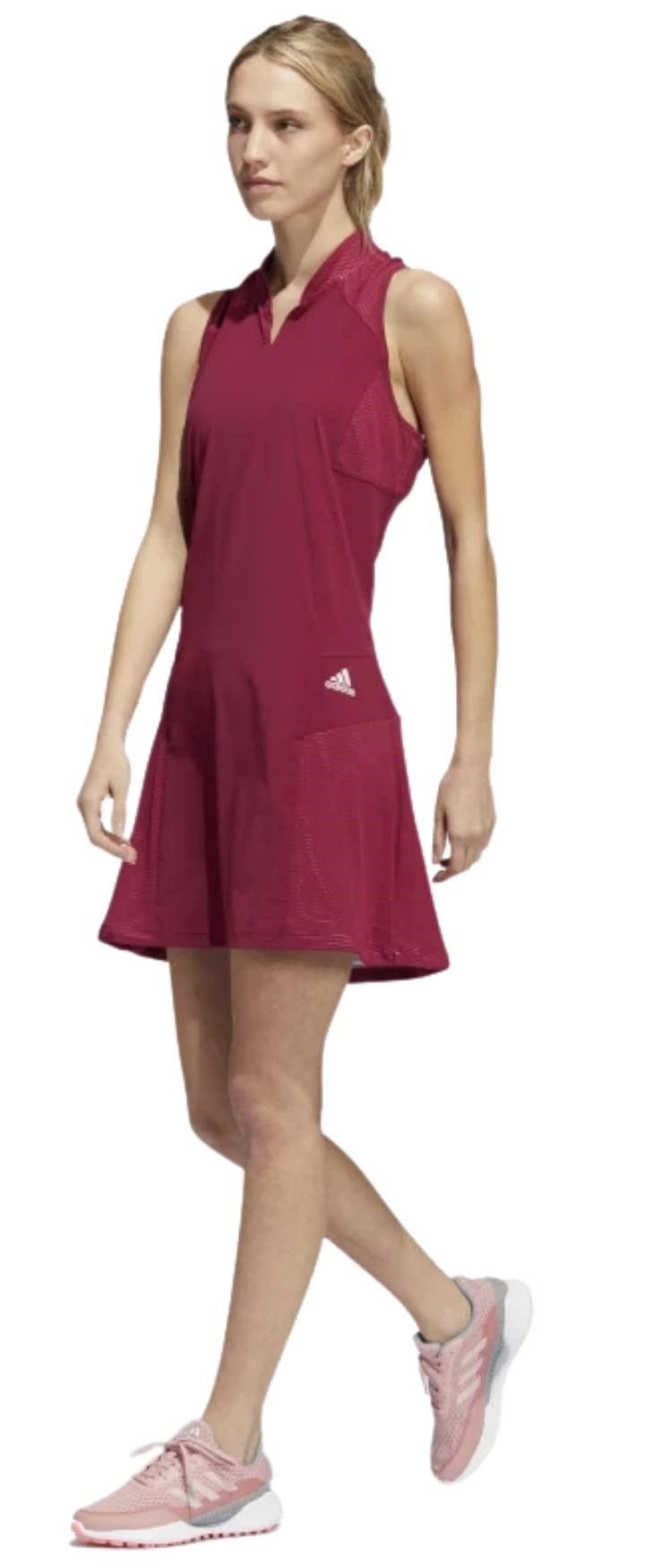 Adidas Sport Heat.Rdy Damen Golfkleid, rot