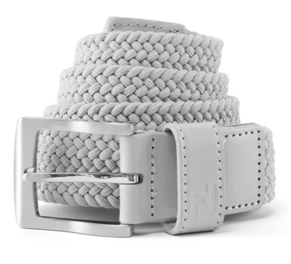 FootJoy Braided Herren Gürtel, grau