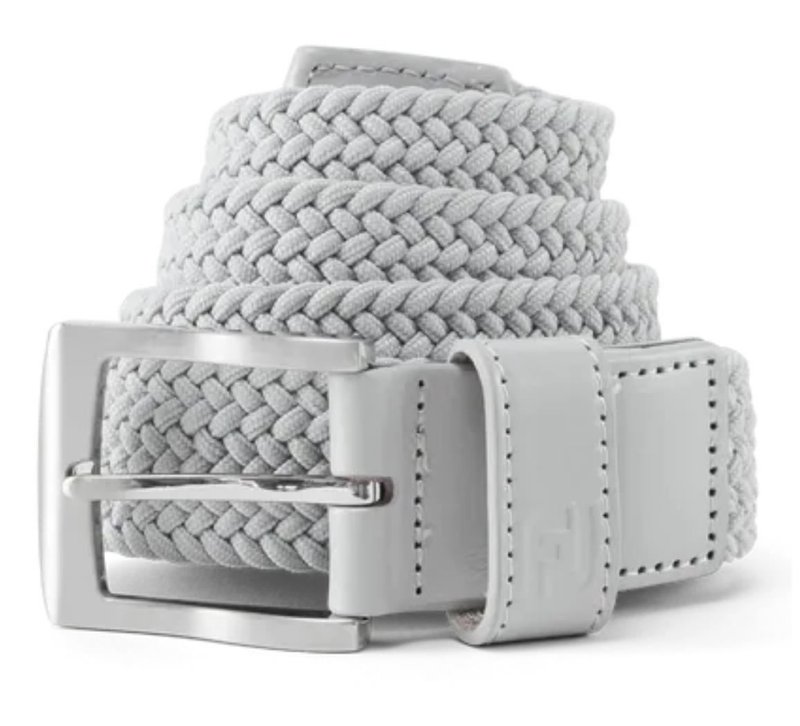 FootJoy Braided Herren Gürtel, grau