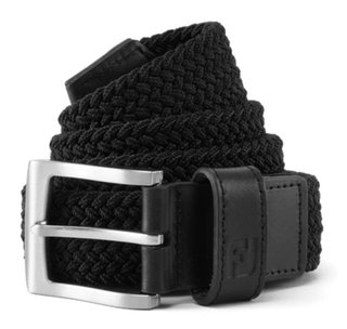 FootJoy Braided Herren Gürtel, schwarz