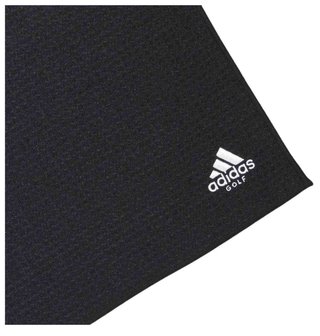 Adidas Players Golfhandtuch, schwarz