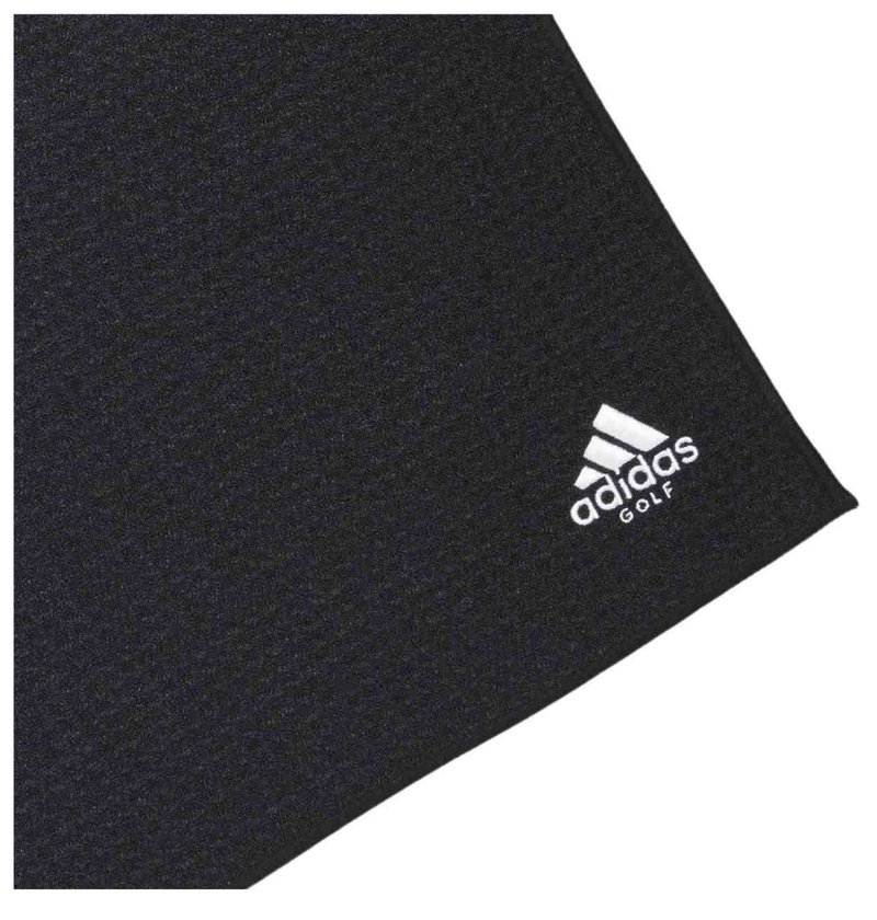 Adidas Players Golfhandtuch, schwarz