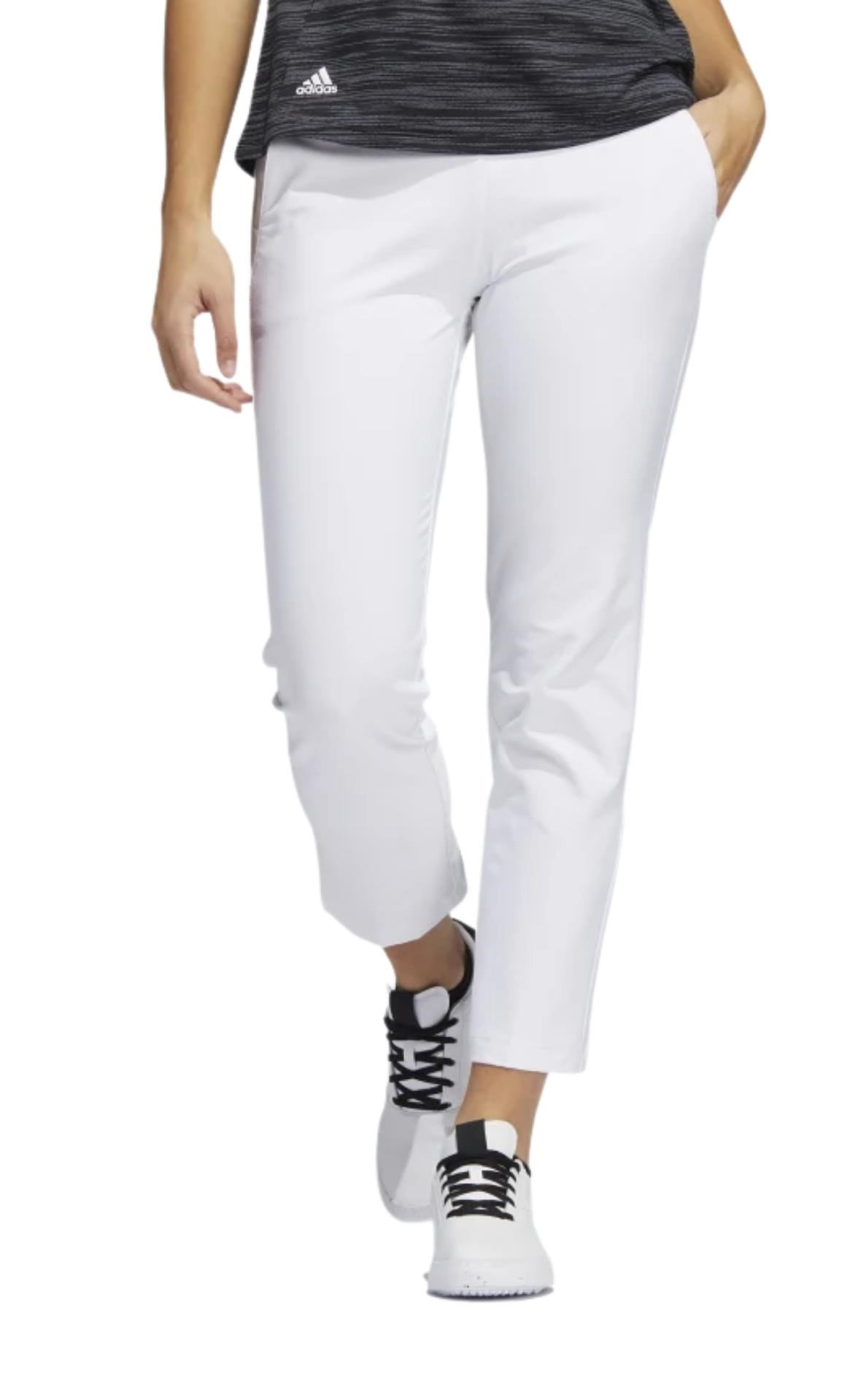 Adidas Ultimate 365 Pull-On Ankle Damen Hose, weiss