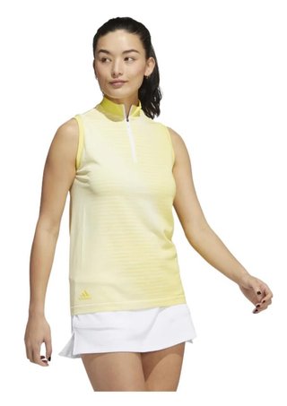 Adidas Primeknit Damen Poloshirt, gelb