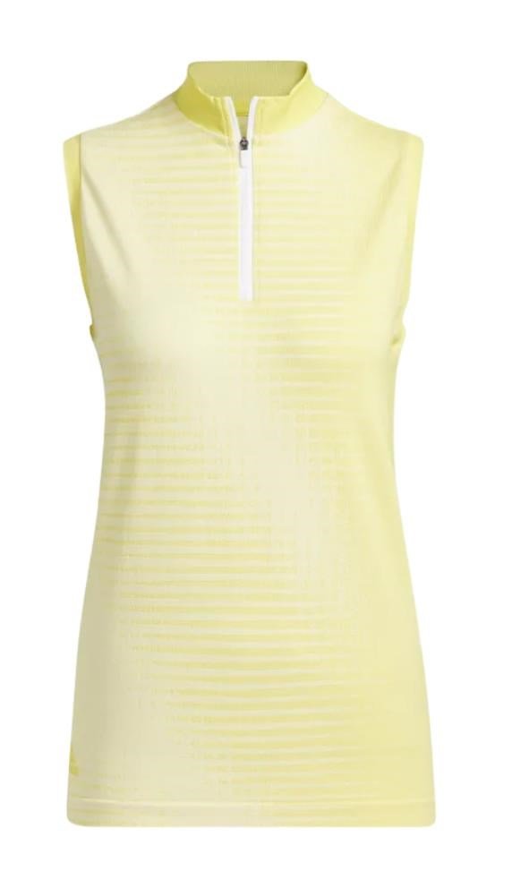 Adidas Primeknit Damen Poloshirt, gelb