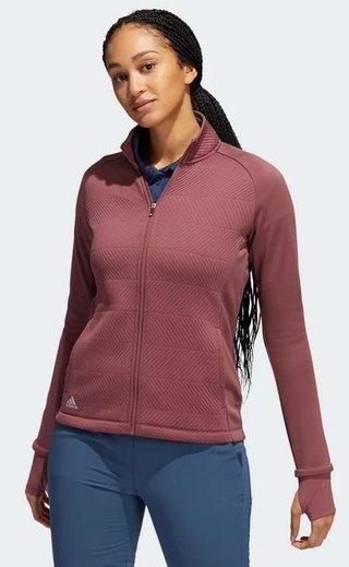Adidas COLD.RDY Damenjacke, burgundy