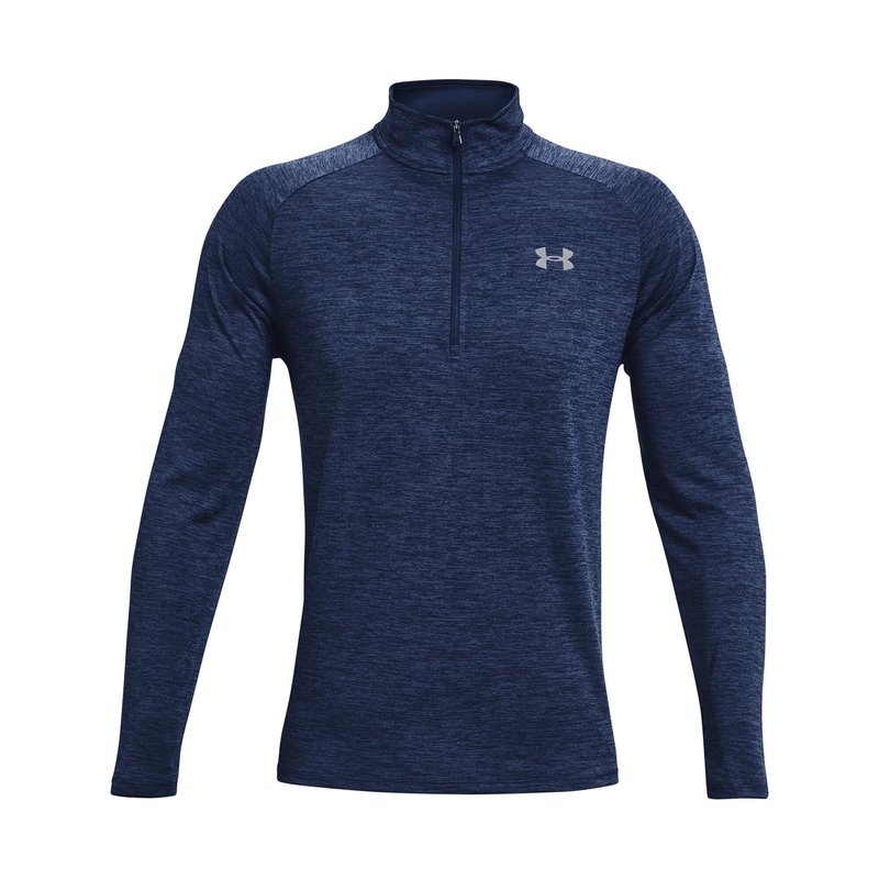 Under Armour Tech 2.0 1/2 Zip Herren Poloshirt, dunkelblau