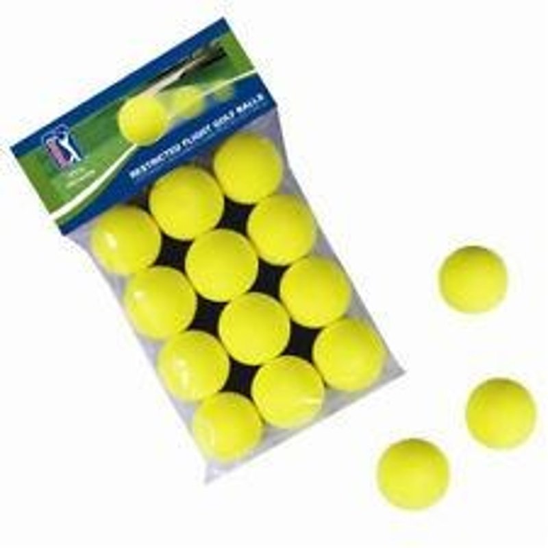 PGA Tour Trainingsbälle - 12er Pack, gelb