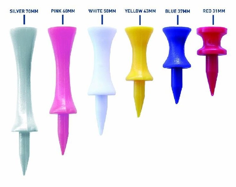 PGA Tour Plastiktees, 200 St. MIX COLOR