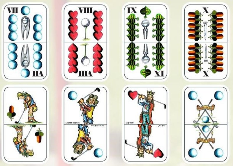 Golf Spielkarten Mariage, Edition KLASSIK