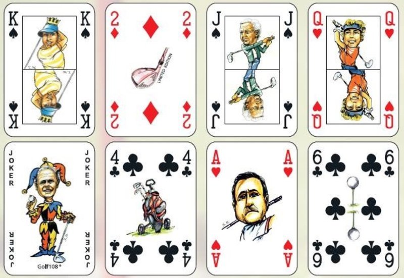 Golf Spielkarten Canasta, Edition KLASSIK