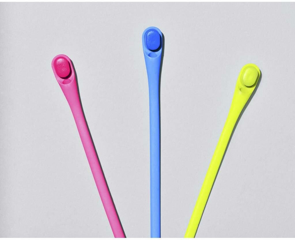 Hickies (14ks) - barevné/neon elastische Schnürsenkel, Neon Multi