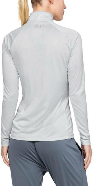 Under Armour New Tech 1/2 Zip Twist Damen Sweatshirt, grau