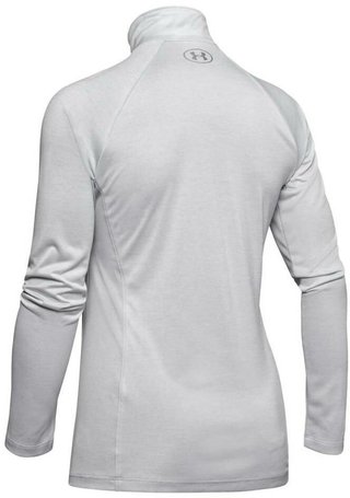 Under Armour New Tech 1/2 Zip Twist Damen Sweatshirt, grau