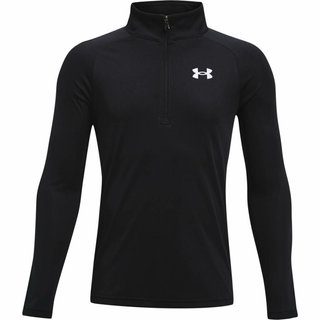 Under Armour Tech 2.0 1/2 Zip Jungen Oberteil, schwarz
