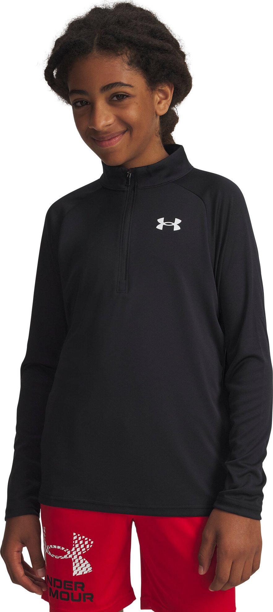 Under Armour Tech 2.0 1/2 Zip Junior Sweatshirt, schwarz