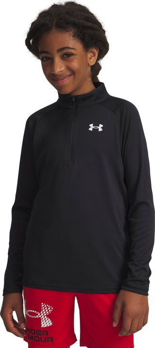 Under Armour Tech 2.0 1/2 Zip Junior Sweatshirt, schwarz