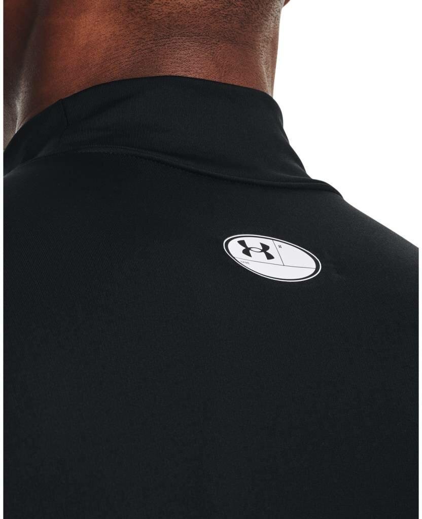 Under Armour ColdGear® Compression Mock Herren Winterkompressionsshirt, schwarz