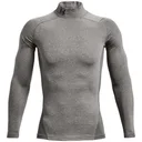 Under Armour ColdGear® Compression Mock Herren Winterkompressionsshirt, grau