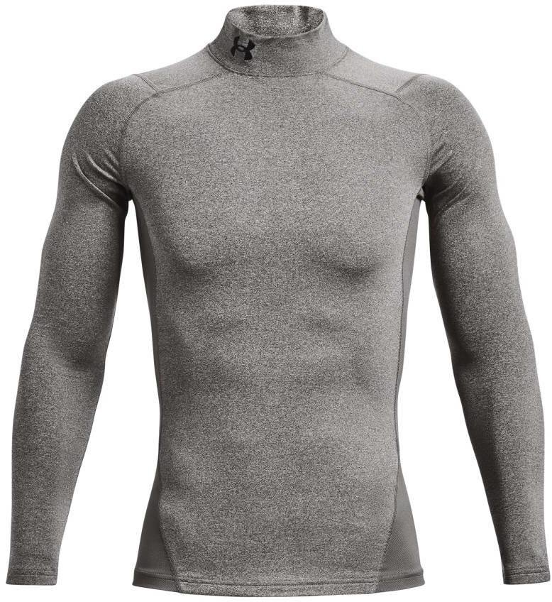 Under Armour ColdGear® Compression Mock Herren Winterkompressionsshirt, grau