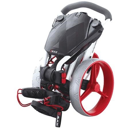 Big Max IQ+ Golftrolley, schwarz/rot