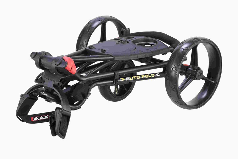 Big Max Ti 1000 Autofold 3-Rad Golf Trolley, schwarz