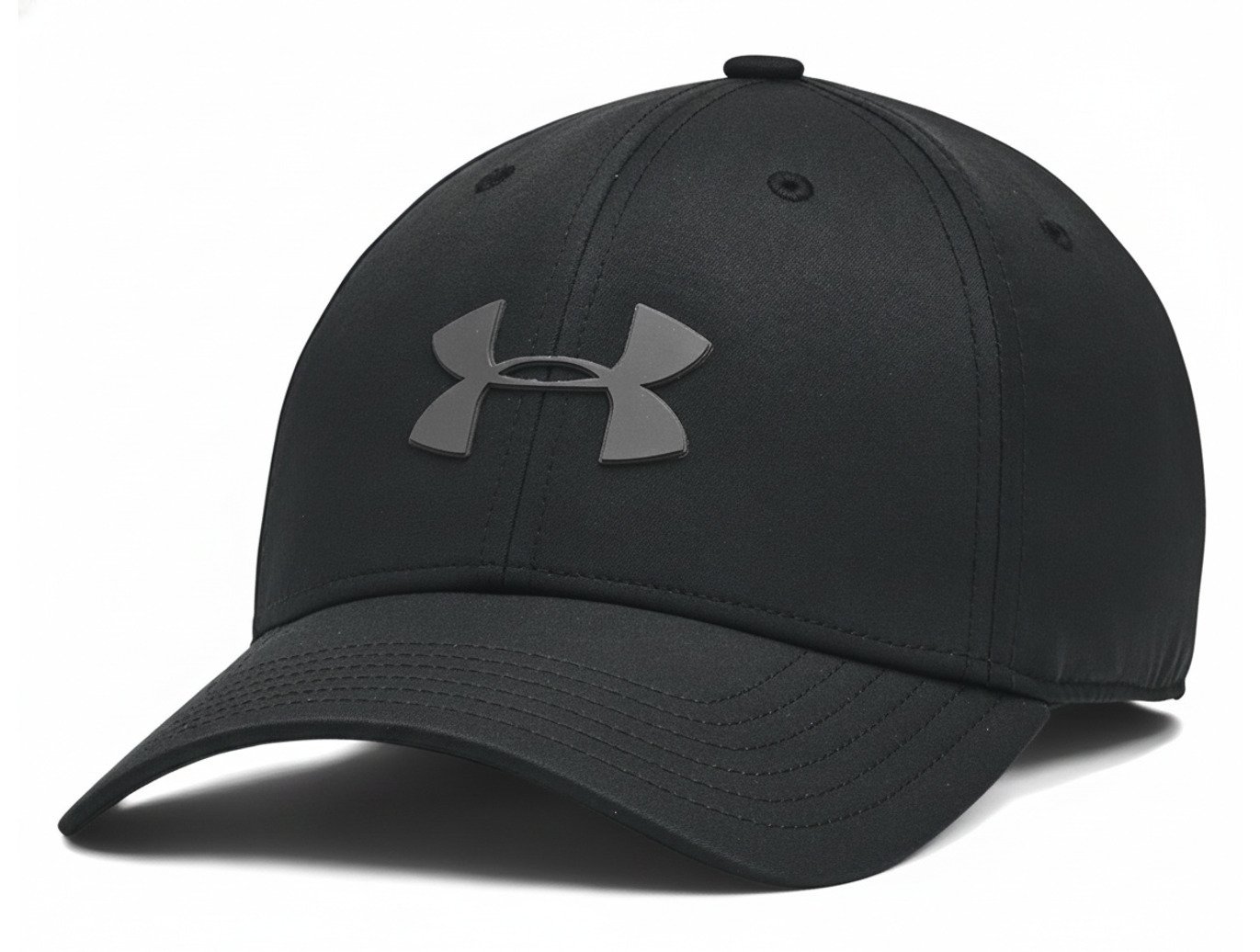 Under Armour Blitzing Low Storm Adj Herren Schirmmütze, schwarz/jet gray