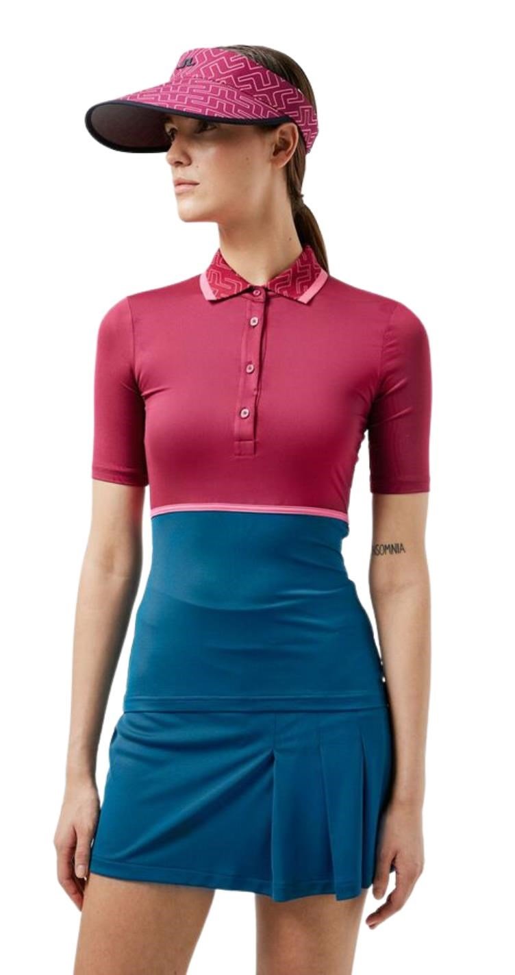 J.Lindeberg Odella Damen Poloshirt, anemone