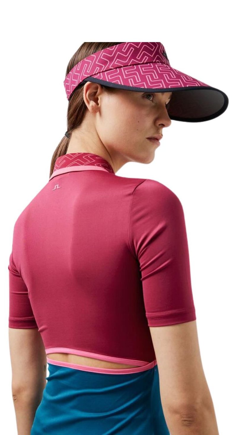 J.Lindeberg Odella Damen Poloshirt, anemone
