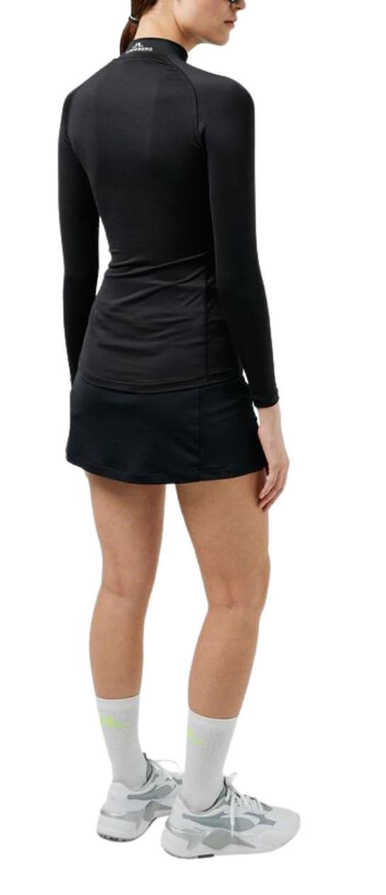 J.Lindeberg Asa Print Soft Compression Damen Kompressionshemd, schwarz