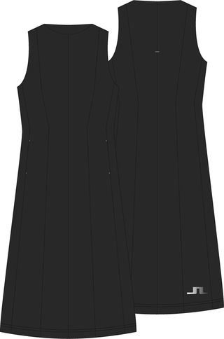 J.Lindeberg Jasmin Damen Golfkleid, schwarz