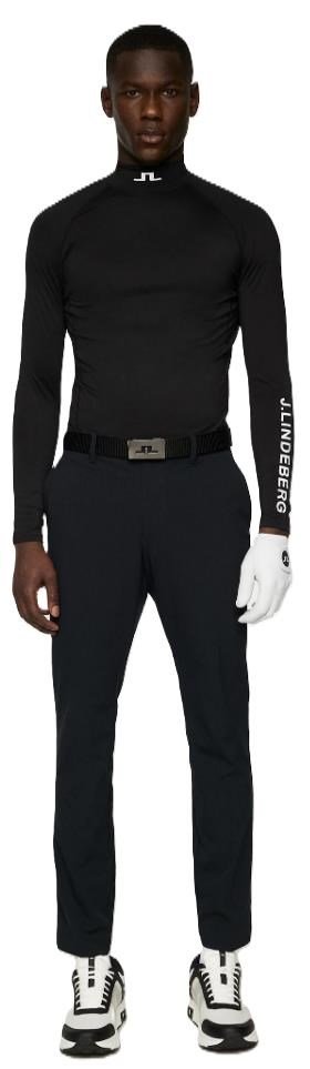 J.Lindeberg Aello Soft Herren Kompressionshemd, schwarz